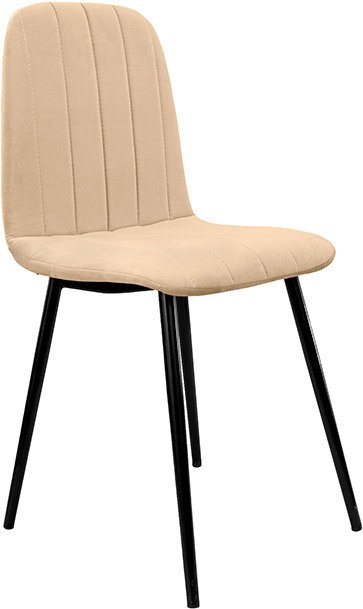 

Стул King Style Ник Black (велюр, бежевый)