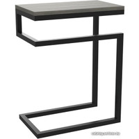 Приставной столик TMB Loft Хидсон Сосна 400х300 (угольно-серый)
