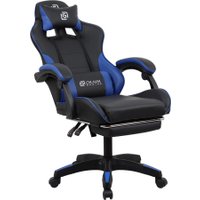 Игровое (геймерское) кресло Оклик Camper (черный/синий)