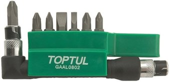 Набор отвертка с битами Toptul GAAL0802 8 предметов