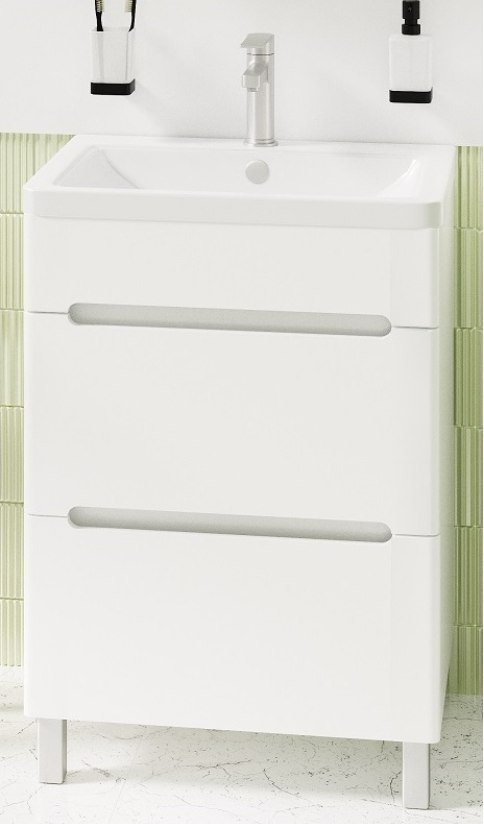 

Runo Тумба с умывальником Runo Парма 60 + Omega 60 (напольная)