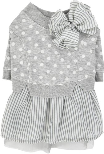 Свитер для животных Pinkaholic Ensley с юбкой NAUA-OP7617-MG-L (серый)