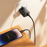 Кабель Hoco X120 USB Type-C - Lightning (1 м, черный)