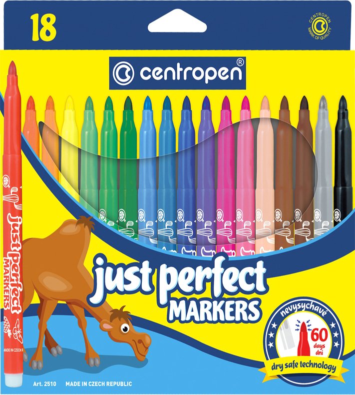 

Фломастеры Centropen Just Perfect 2510 1801 (18 шт)