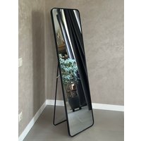 Зеркало eMZe Закругленные углы 45х150 DK0919.CHE (черный)