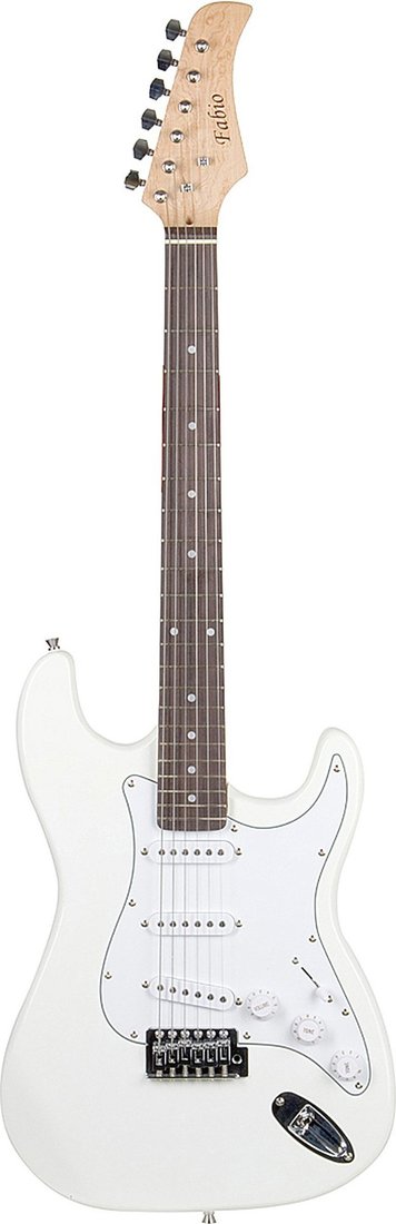 

Электрогитара Fabio ST100 WH