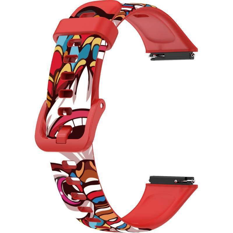 

Ремешок Rumi силиконовый для Huawei Band 7 Samurai cartoon