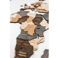 Пазл Woodary Карта мира XXL на английском языке 3265