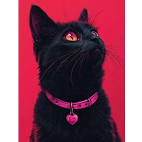 Алмазная мозаика  Феникс+ Черная кошка 70816