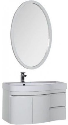 

Aquanet Комплект Сопрано 95 L 00169344 (белый, 2 дверцы 2 ящика)