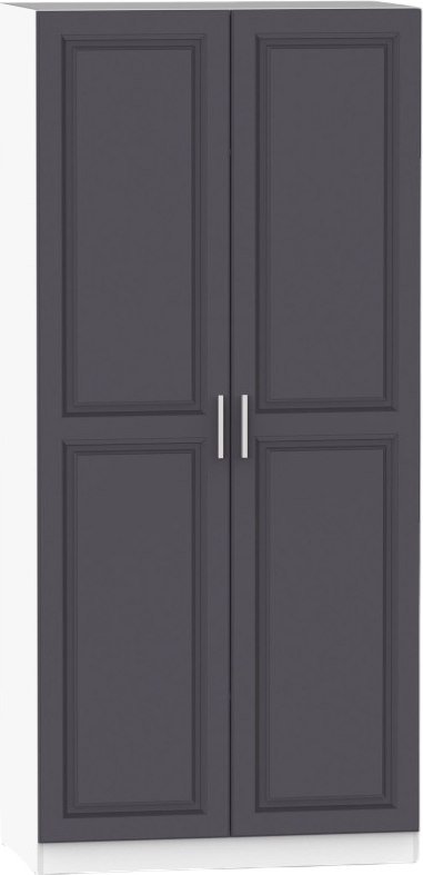 

Шкаф распашной Интермебель Марсель 580 МР-09-B2 (графит софт)