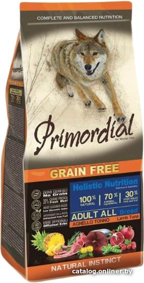 Сухой корм для собак Primordial GF Adult Tuna & Lamb (Тунец и ягненок) 2 кг