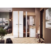 Тумба для обуви Стендмебель Санса ПР-01 (белый/дуб сонома) в Гомеле