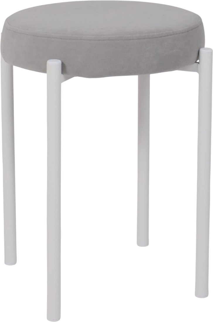 

Табурет AksHome BOB (b20 Silver Lux\белый)