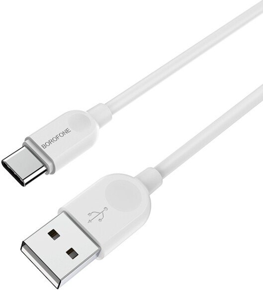 Кабель Borofone BX14 Type-C 1 м (белый)