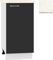 

Шкаф напольный Кортекс-мебель Корнелия Мара НШ40р (черный/королевский опал)