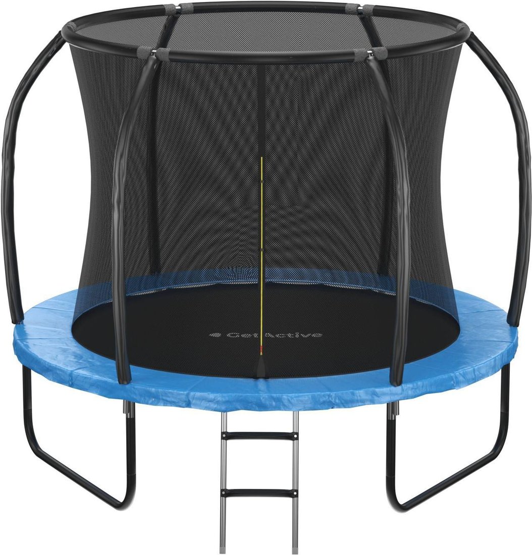 

Батут GetActive Jump PRO 8FT с лестницей и внутренней сеткой (синий)