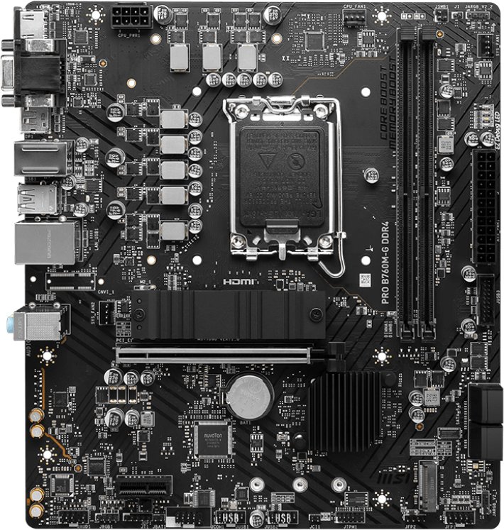 

Материнская плата MSI PRO B760M-G DDR4
