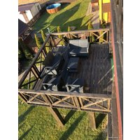 Набор садовой мебели Keter Corfu Rest Set 241725 (графит)