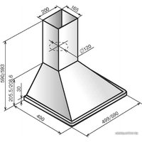 Кухонная вытяжка Elikor Оптима 50П-400-К3Л (медный)