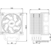 Кулер для процессора DeepCool ICEEDGE 400 FS