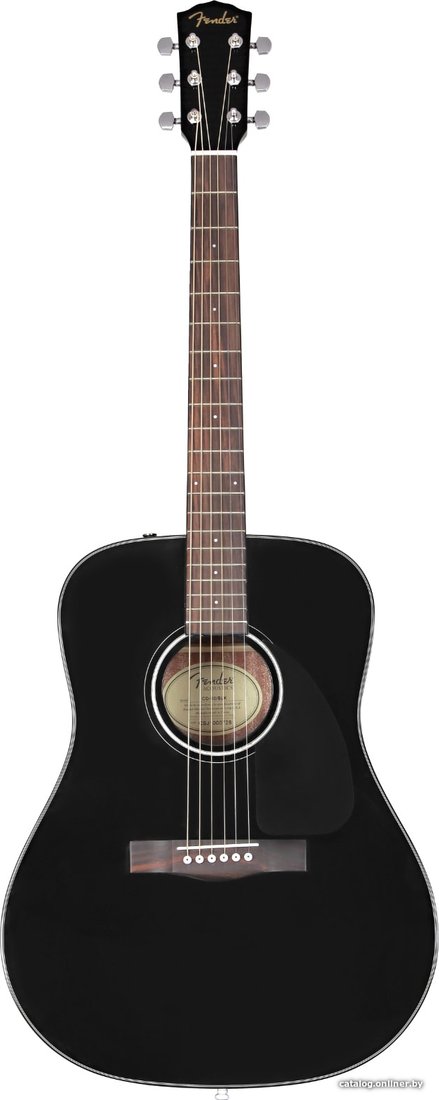 Акустическая гитара Fender CD-60 Dread V3 DS Black