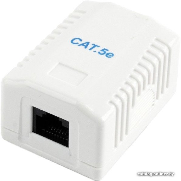 Розетка компьютерная Cablexpert NCAC-1U5E-01