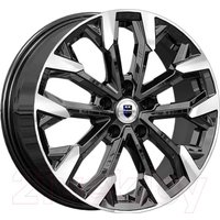 Литые диски K&K Морейн (KC1046) 17x6.5" 5x114.3мм DIA 64.1мм ET 40мм Алмаз черный