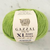 Пряжа для вязания Gazzal Baby Wool XL 838 50 г 100 м (липа)