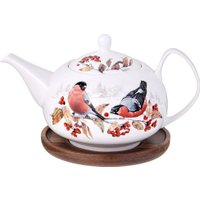 Заварочный чайник Lefard Лесная сказка Снегири 85-2023