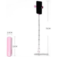 Палка для селфи Followshow M1 Bluetooth (розовый)