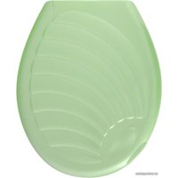 Сиденье для унитаза Мультидом СЗ72-93 (ракушка, зеленый)