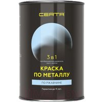 Краска Certa По металлу 3в1 RAL7024 0.8 кг (темно-серый)