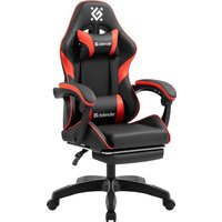 Игровое (геймерское) кресло Defender Serenity (черный/красный)