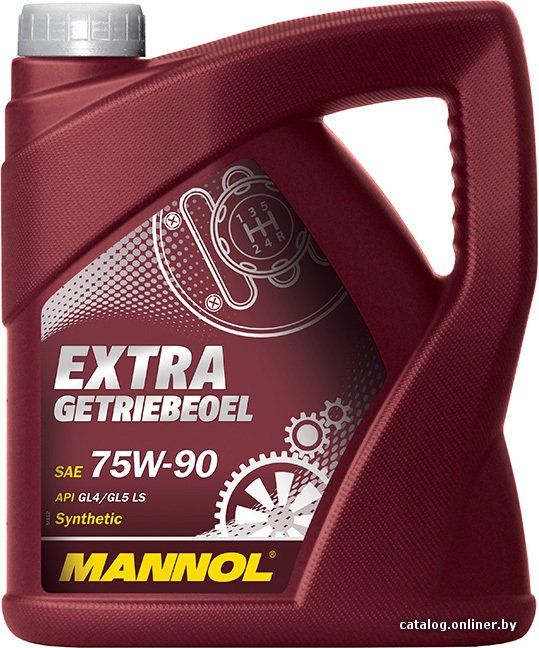 Трансмиссионное масло Mannol Extra Getriebeoel 75W-90 API GL 5 4л