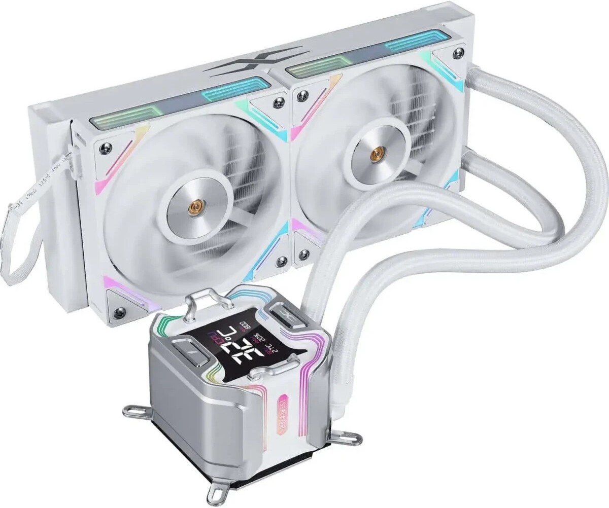 

Система жидкостного охлаждения для процессора 1stPlayer X-240E (белый)
