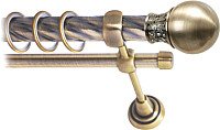 

Карниз для штор Lm Decor Тифани 037 2р витой 25/16мм (антик, 2.4м)