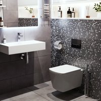 Инсталляция для унитаза Lavinia Boho Relfix 5 в 1 77010039 (черное стекло)