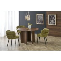 Кухонный стол Halmar Caldo 120/76 (орех/орех)