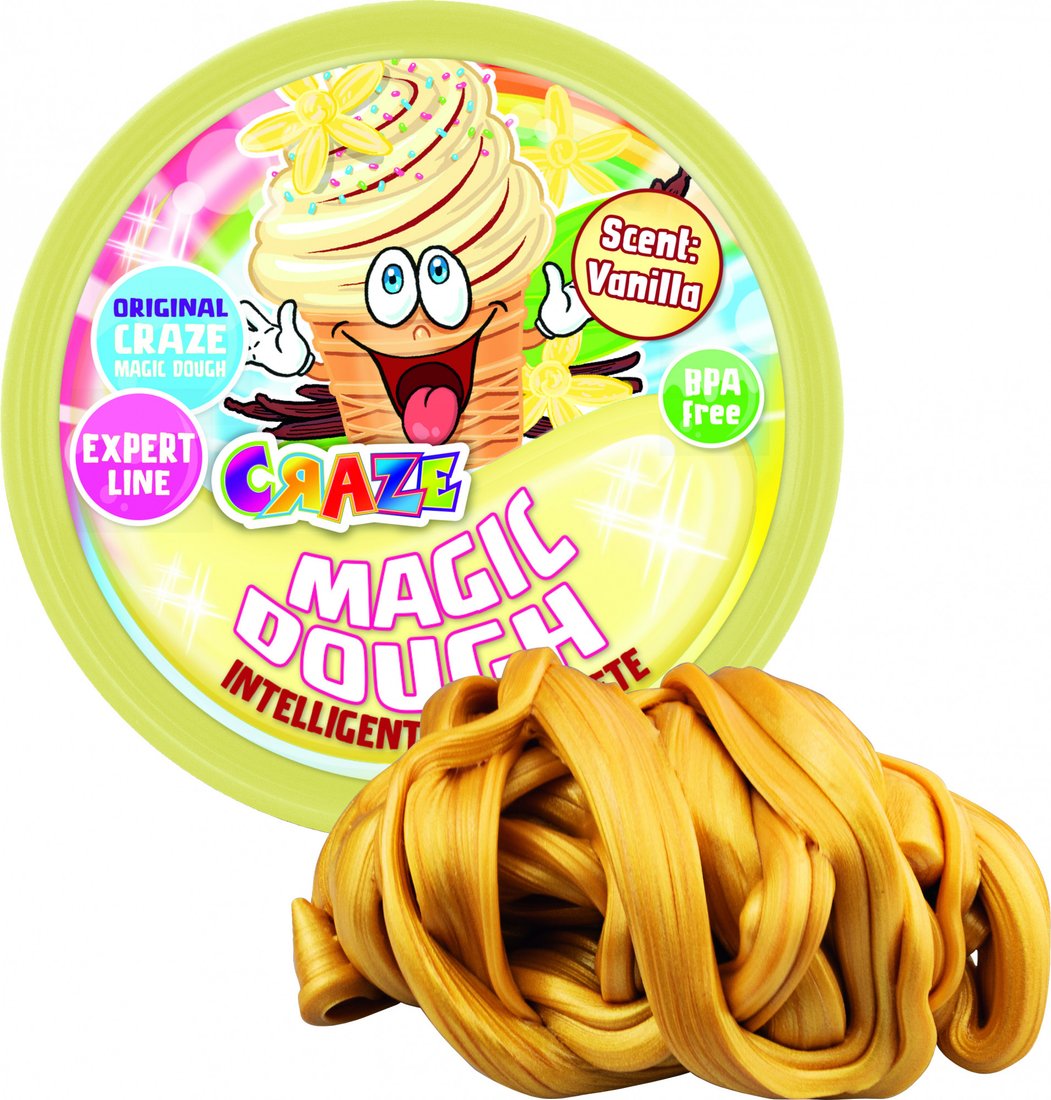 

Тесто для лепки Craze Magic Dough Попрыгунчик Фруктовая фантазия Ваниль 35368.F (желтый)