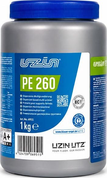 Водно-диспрессионная грунтовка Uzin РЕ 260 дисперсионная, концентрат, 1кг