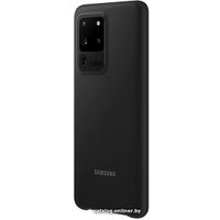 Чехол для телефона Samsung Silicone Cover для Galaxy S20 Ultra (черный)