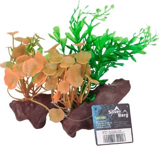 

Декорация Silver Berg Куст с корягой 17 см №126