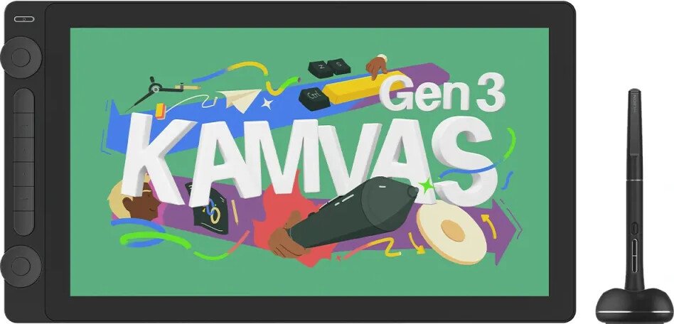 

Графический монитор Huion Kamvas 16 Gen 3 GS1563 (черный)