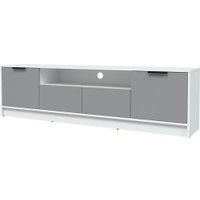 Тумба Интерлиния ТВ Концепт КТ-ТВ4-50 (серебро/белый платинум)