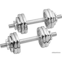 Набор гантелей с соединительным грифом  Alpin DB-15кг