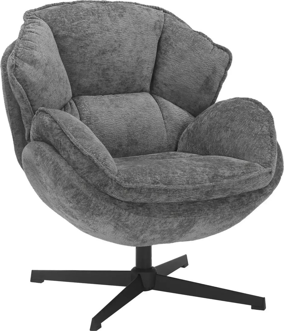 

Интерьерное кресло Signal Betty (серый/черный)