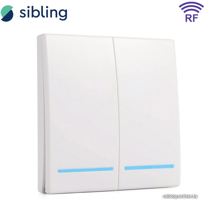 Умный выключатель Sibling Powerlight-M2W 2-канальный