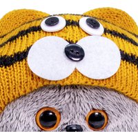 Классическая игрушка BUDI BASA Кот Басик Baby в шапке тигренка 6776232