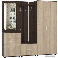 Стенка Интермебель Визит-4 (дуб венге/дуб сонома)